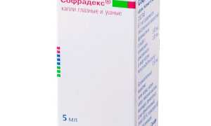 Софрадекс – глазные капли