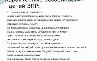 В чем особенность обучения детей с ЗПР