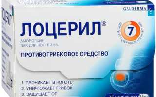 Лоцерил лак от грибка ногтей — инструкция, показания к применению и аналоги