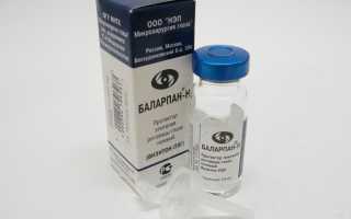 Глазные капли Баларпан