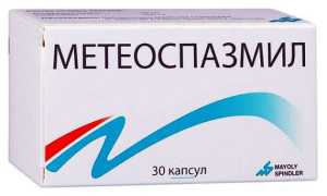 Метеоспазмил — инструкция, показания, состав, способ применения при метеоризме и газообразовании