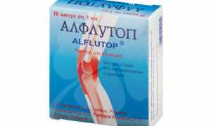 Алфлутоп — инструкция, показания, состав, способ применения уколов и аналоги