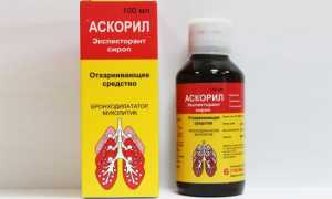Сироп Аскорил — инструкция к препарату, аналоги и стоимость