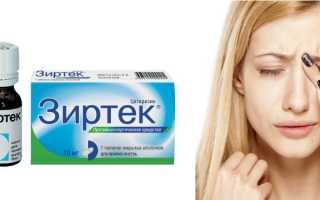 Капли против аллергии Зиртек