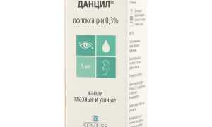Глазные капли Данцил