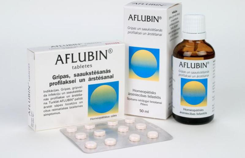 Афлубин "Aflubin" - в каплях и таблетках, натуральный гомеопатический препарат.
