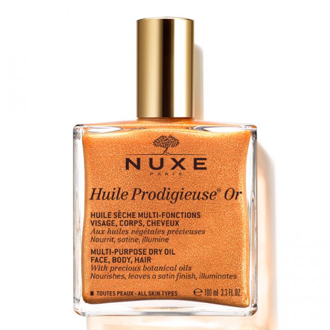 Масло Huile Prodigieuse OR от NUXE оздоровляет кожу и волосы, защищает от негативного воздействия ультрафиолета