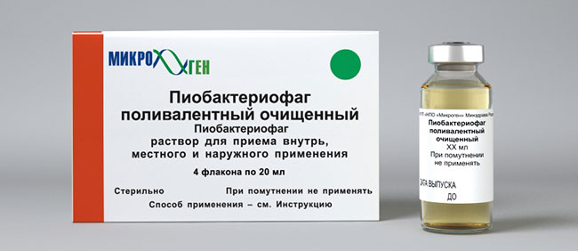 Лечение Пиобактериофагом гнойно-воспалительных заболеваний с локализованными поражениями рекомендуют проводить как местно, так и приемом препарата внутрь