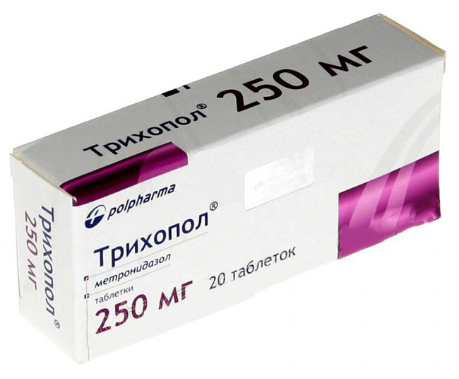 Трихопол способствует скорейшему заживлению поврежденных тканей, а также используется для нормализации микрофлоры кожи