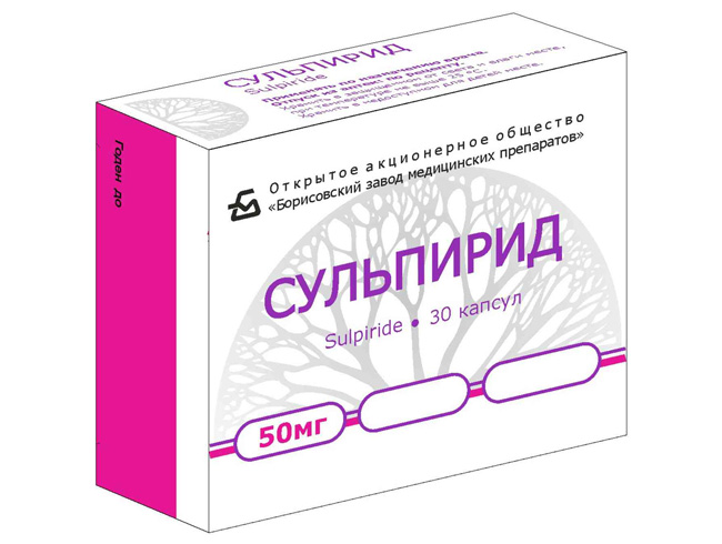Сульпирид - нейролептическое лекарственное средство, оказывающее тормозящее действие на центральную нервную систему и в обычных дозах не вызывающее снотворного эффекта