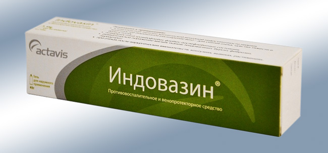 Индовазин гель – комбинированное лекарственное средство местного действия, для наружного применения