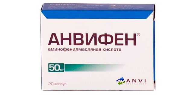 Анвифен – ноотропный препарат, обладающий также антиагрегантной, антиоксидантной, противосудорожной и транквилизирующей активностью