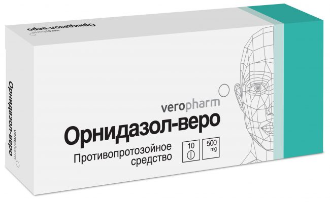 Механизм действия препарата основан на способности нитрогруппы молекулы орнидазола восстанавливаться под влиянием ферментов микроорганизмов