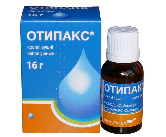 Отипакс - ушные капли для лечения воспалительных заболеваний уха