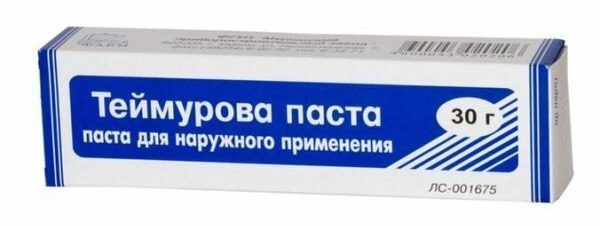 Паста Теймурова применяется при повышенной потливости, поскольку позволяет подсушивать кожу и при этом обладает антисептическим эффектом