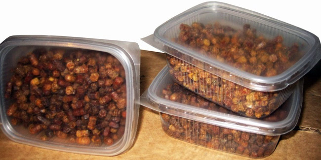 Самая распространенная форма продукта - перга в гранулах