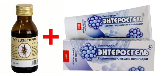 Сироп из корня солодки в сочетании с Энтеросгелем - один из популярных методов очищения лимфы